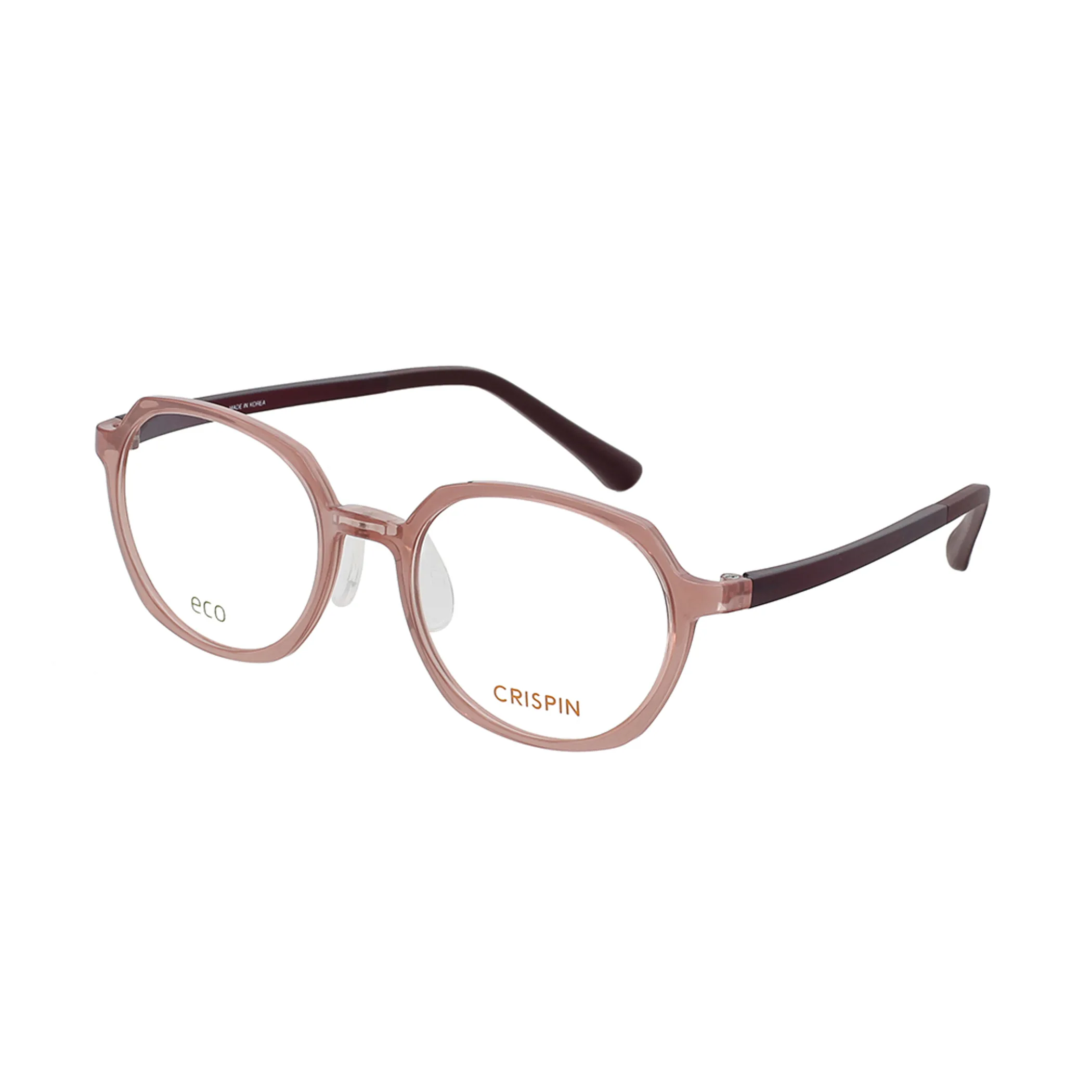 Crispin Bees K829 in Radish Brown / Burgundy Half Transparency