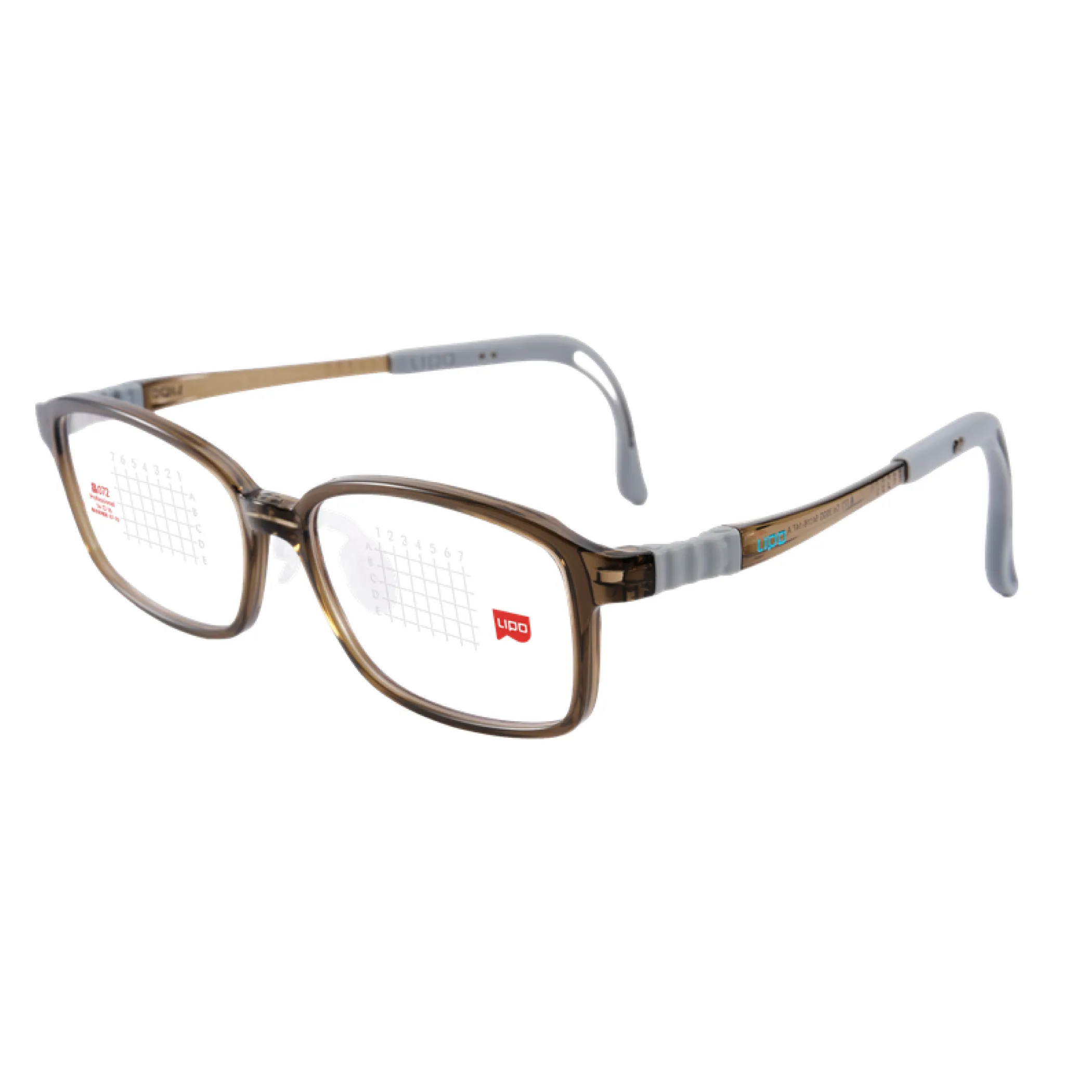 LIPO XIAO VE 072 in Clear Mocha - Dark Grey (hinge)