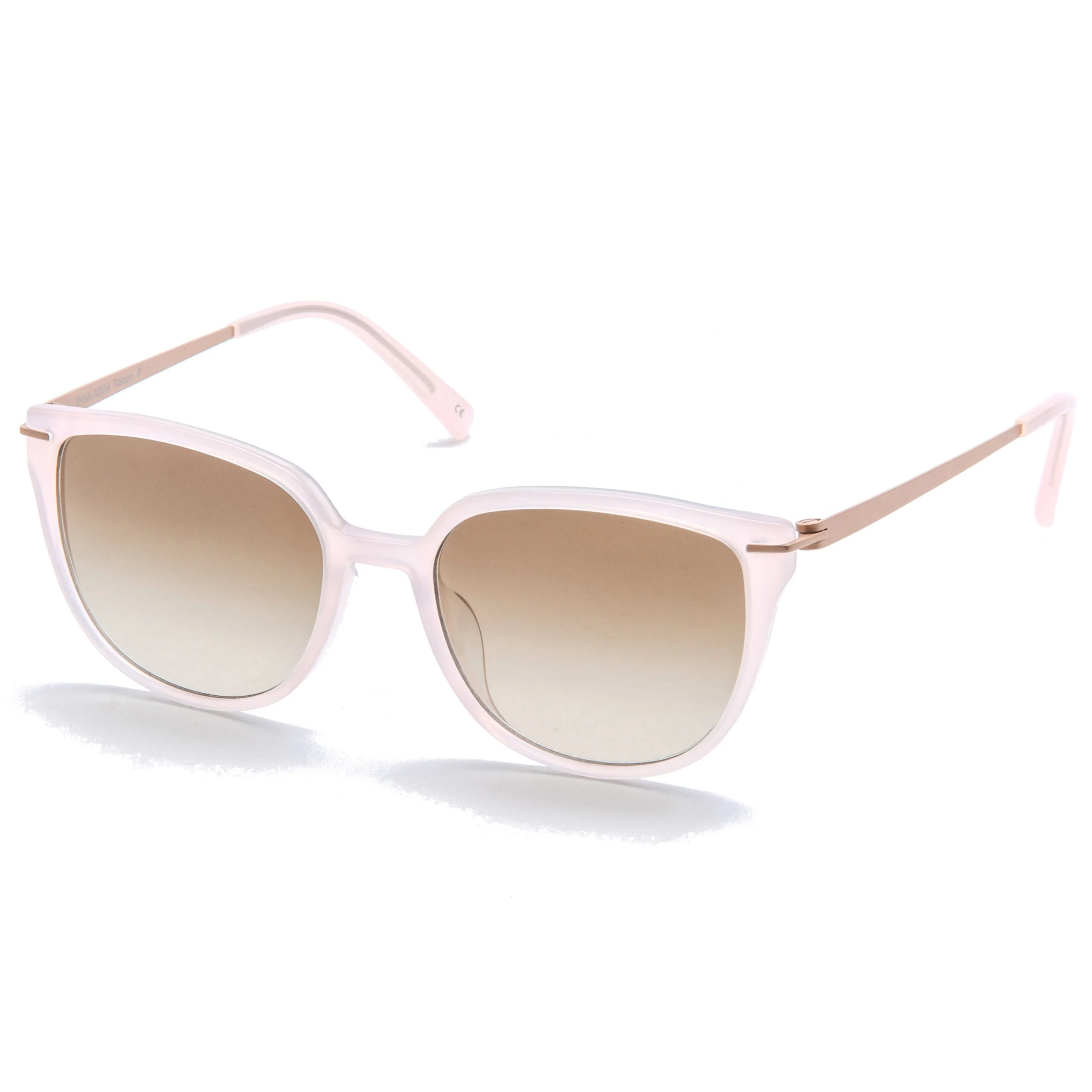 RYAN ADDA Flight Director Gradient Brown C4 Blush / Rose With Gold Zeiss Brown Gradient Lenses