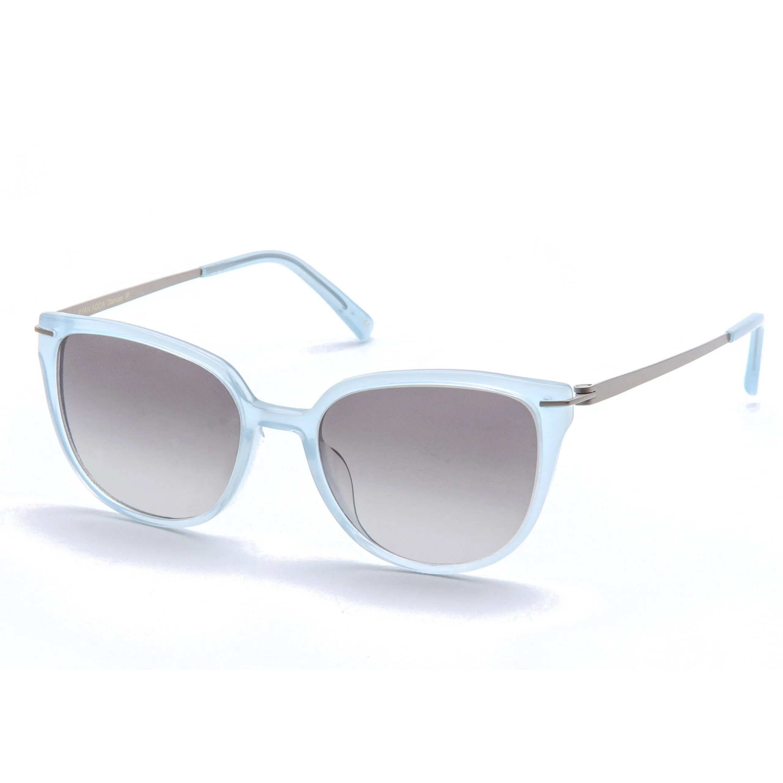 RYAN ADDA Flight Director Gradient Grey in Sapphire / Pebble With Gold Zeiss Grey Gradient Lenses